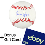 Ebay: 23% Off Aaron Judge New York Yankees Signed Baseball + $50 EBay Gift Card