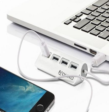 BoardwalkBuy: 67% Off - Aduro PowerUp 4-Port Aluminum USB Hub For Mac Or PC