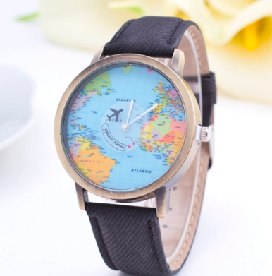 BoardwalkBuy: 70% Off Unisex Watch Unique Design World Map Quartz Watch