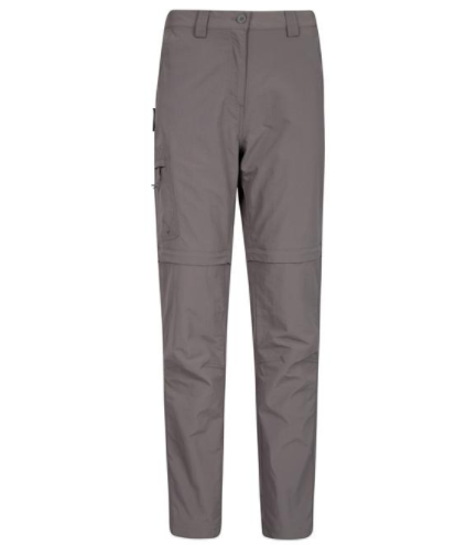 Mountain Warehouse: 67% Off Explore Womens Convertible Trousers - Grey