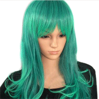 AbHair: Gradient Green Wig For $39.99