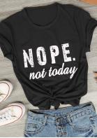 Plusinlove: 60% Off Nope Not Today T-Shirt