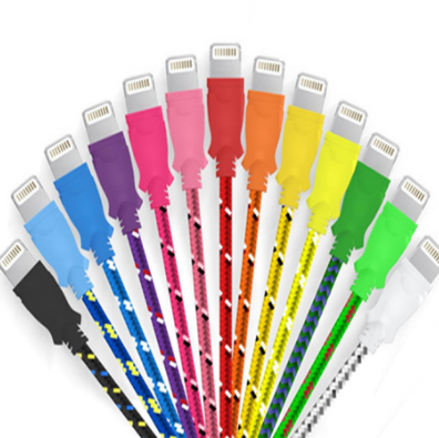 BoardwalkBuy: Free 10 Ft Fiber Cloth Cable For IPhone