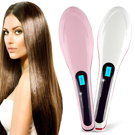 BoardwalkBuy: 87% Off Hair Straightener Brush - Option For Holster And Matte Lipstick