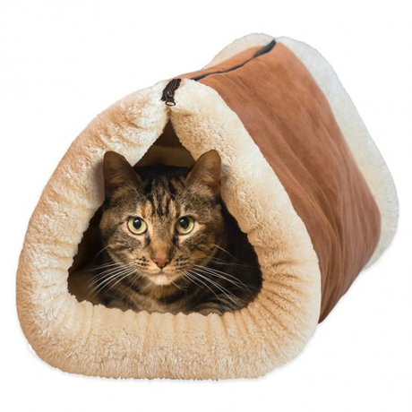 BoardwalkBuy: 67% Off 2-in-1 Cozy Cat Tunnel & Bed With Self-Heating Interior