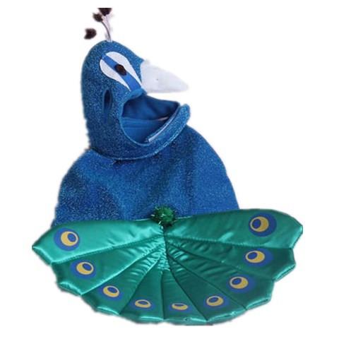 BoardwalkBuy: Costume Blue Pet Peacock Hat For Small Cats