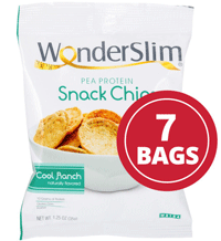 DietDirect: WonderSlim Pea Protein Snack Chips, Cool Ranch For $11.16