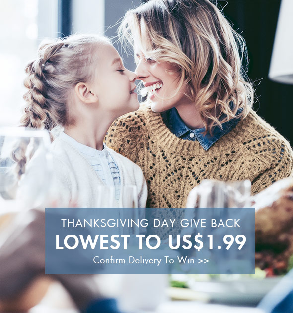 Newchic US: Thanksgiving Day Give Back Lowest To $1.99