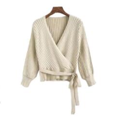 Goodnight Macaroon: Wrap Tied Sweater Just $45