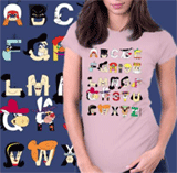 Shirt Battle: Alphabet Shirts From $16
