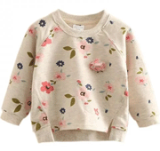 Patpat: 30% Off Stylish Floral Sweatshirt For Toddler Girl And Girl