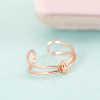 Name Necklace: 50% Off Valentine Knot Ring Copper