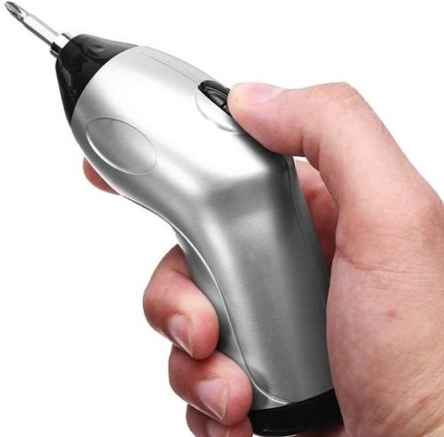 Toolforvip: 15% Off Mini Power Electric Cordless Screwdriver Tool With 2 Bits