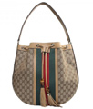 Topposhbags: Save 36% On Gucci Rania Drawstring Shoulder Bag Gg Canvas Beige