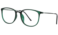 Zeelool: Green Dulcie Rectangle Glasses For $18.95