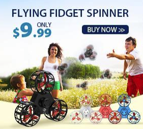 Zbest: FLYING FIDGET SPINNER For $9.99