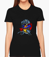 Customon: Women's T-Rex T-shirt For $23.04