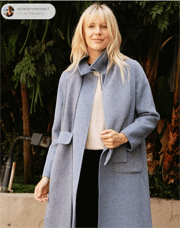 Socialeras: 100% Wool Solid Longline Coat With Pockets For $115
