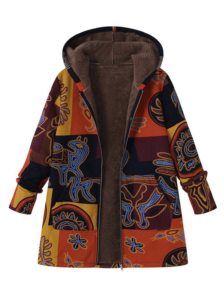 Rikkishop: 50% Off Vintage Cashmere Tribal Long Sleeve Coats
