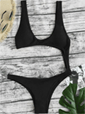 TwinkleDeals: Cut Out Thong One Piece Swimsuit For $7.92