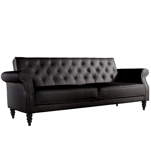 Luxo Living: $410 Off Arboga 3 Seater Sofa Bed - Black
