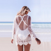 Maxinina: 50% Off Embroidered Lace Beach Blouse Bikini Tunic