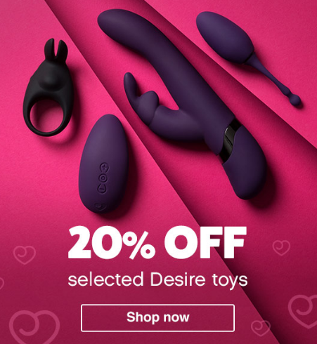 Lovehoney: 20% Off Desire Sex Toys