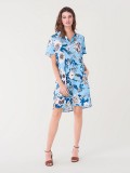 Diane Von Furstenberg: 20% Off Bridget Crepe Collared Shift Dress