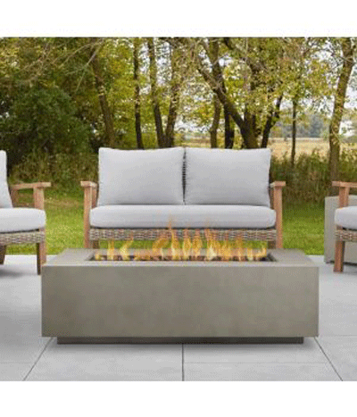 Totally Furniture: $121 Off On Aegean Large Rectangle Propane Gas Fire Table