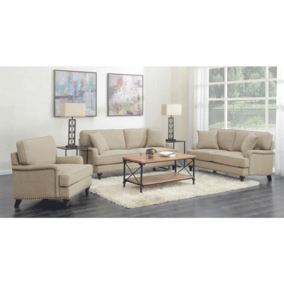 Totally Furniture: $77.64 Off On ​Cassandra 3PC Living Room Set-Sofa