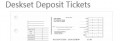 Carousel Checks: Deskset Deposit Tickets From $8.99
