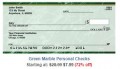 Carousel Checks: *Big Sale* Green Marble Personal Checks Starting At $7.99